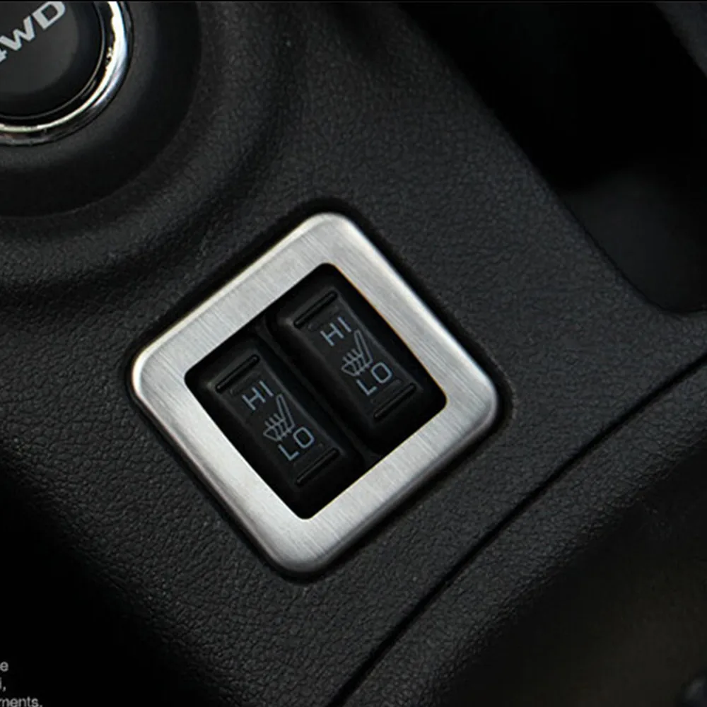Для Mitsubishi Outlander 2013 2014 интерьера автомобиля подогрев сидений декоративная рамка