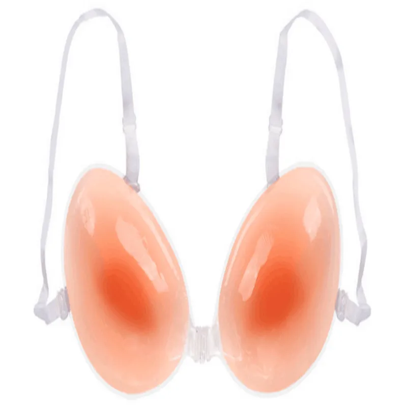 

100pcs/ Push up Bra Silicone Invisible Bra for Ladies with Straps ABCD Cup