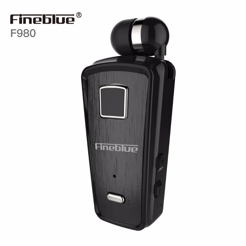 Деловые наушники Fineblue F980 с вибрацией беспроводные Bluetooth-наушники зажимом для шеи