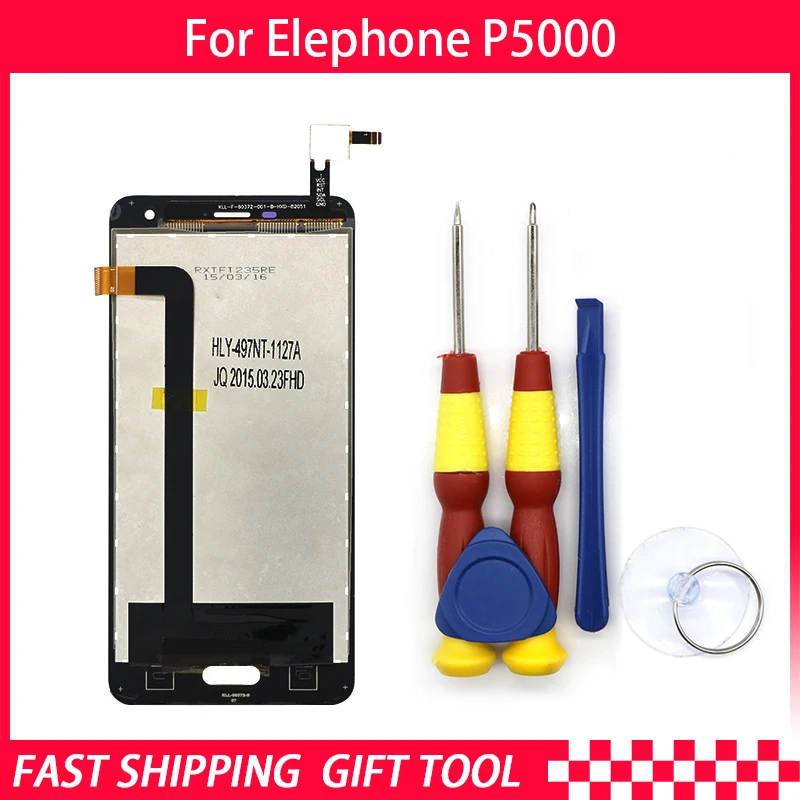 Абсолютно новый оригинальный сенсорный экран ЖК для Elephone P5000 сменные детали +