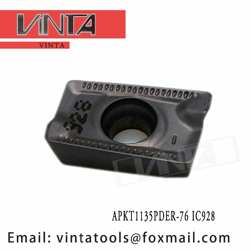 Бесплатная доставка Высокое качество APKT1135PDER-76 IC928 cnc Карбид фрезерные установки |