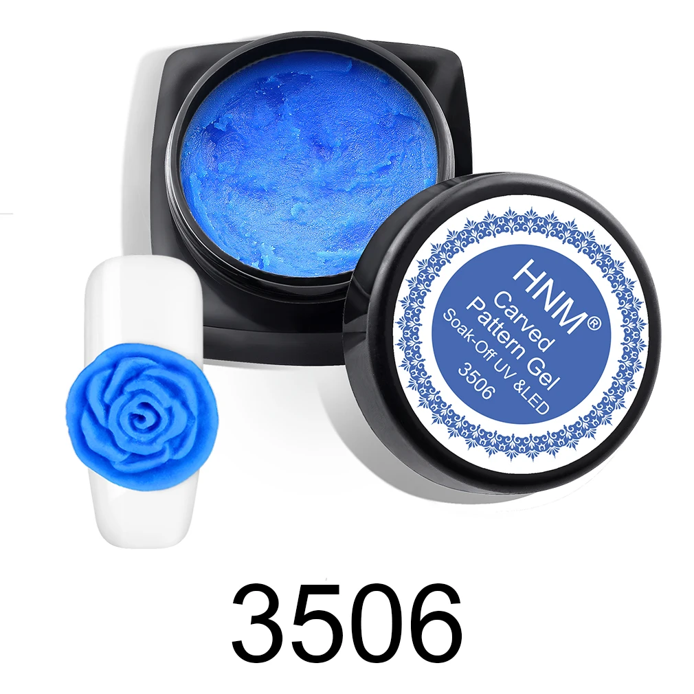 3506 HNM 3D Резные узоры гель Пластилин для ногтей гель резной гель для рисования био-Гели Soak Off инструмент для моделирования Гель-лак полу-Перманентный клей - Цвет: 3506