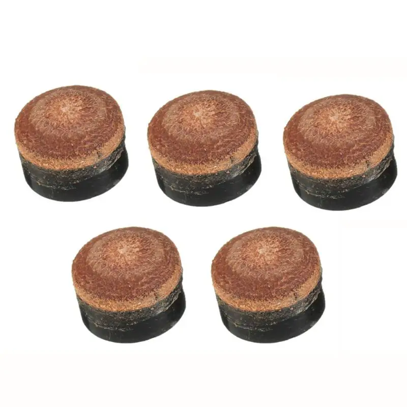 

5pcs 13mm Screw On Cue Tips For Billiard Pool Cue Stick and Snooker Cue Replacement Parts Stick Repair Tool Sports Entertainment