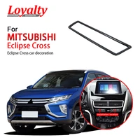 loyalty for mitsubishi eclipse cross 2018 2019 interior center control air conditioning panel cover abs carbon fiber car styling