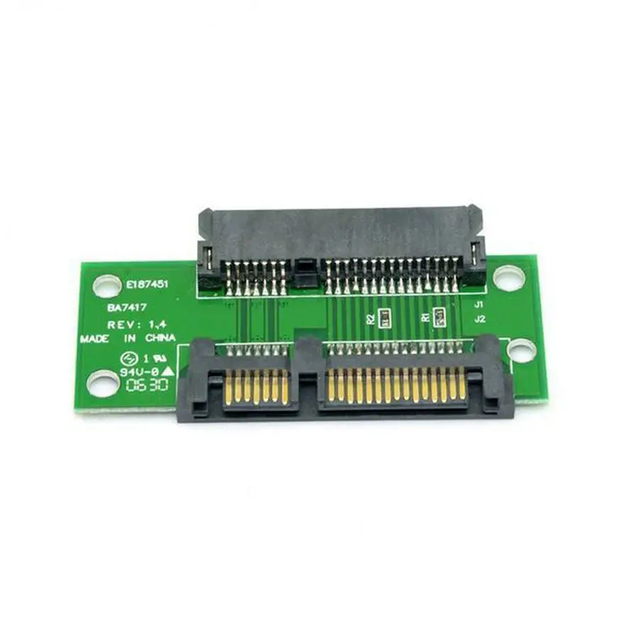 3 5 &quotи 2 polegada 22-контактный 7 + 15 P SATA Мужской Для женщин удлиняющий адаптер