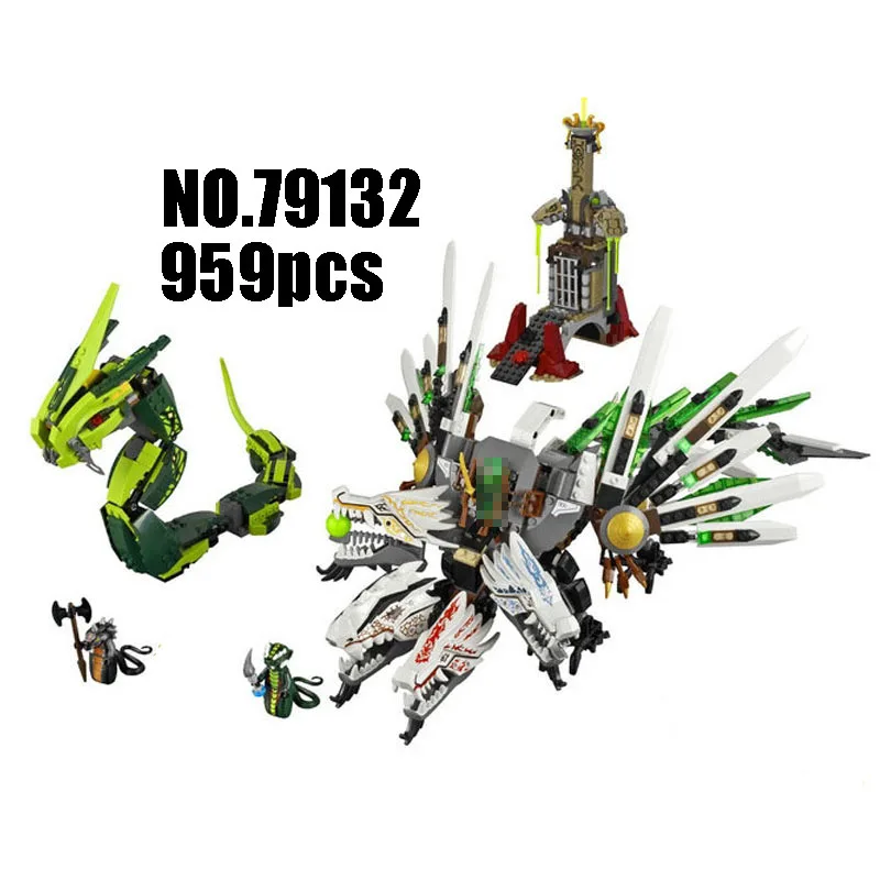 Модели строительство игрушка Ninjago рисунок Эпический дракон битва 79132
