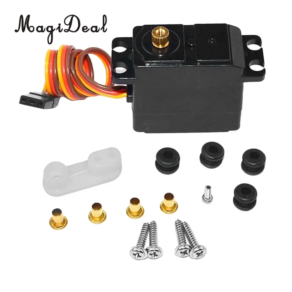 MagiDeal 1/12 1/16 RC автомобильный Серводвигатель для HPI HSP Hobao Flux MT LRP Traxxas Axial CYS Savage XS TM ZD
