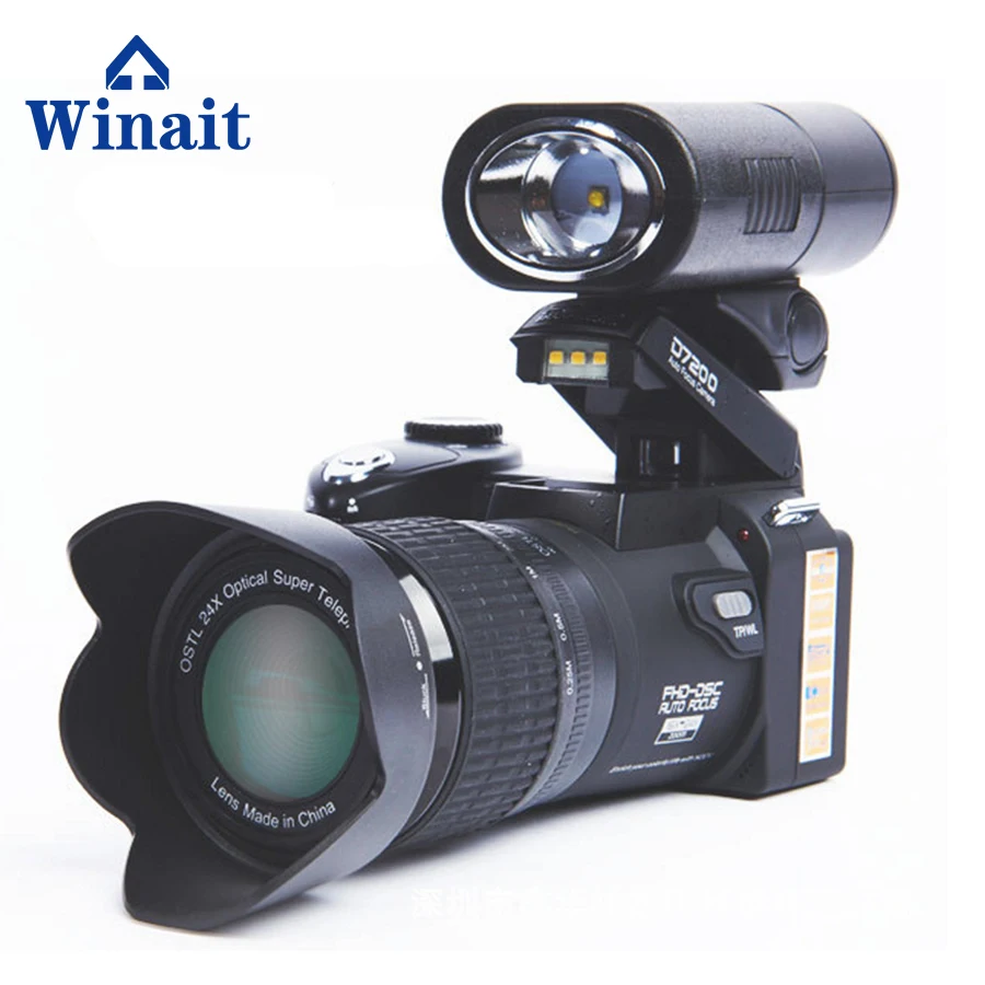 Winait D7200 Polo 33Mega Пиксельная Цифровая видеокамера Full hd 1920*1080P Горячая Распродажа