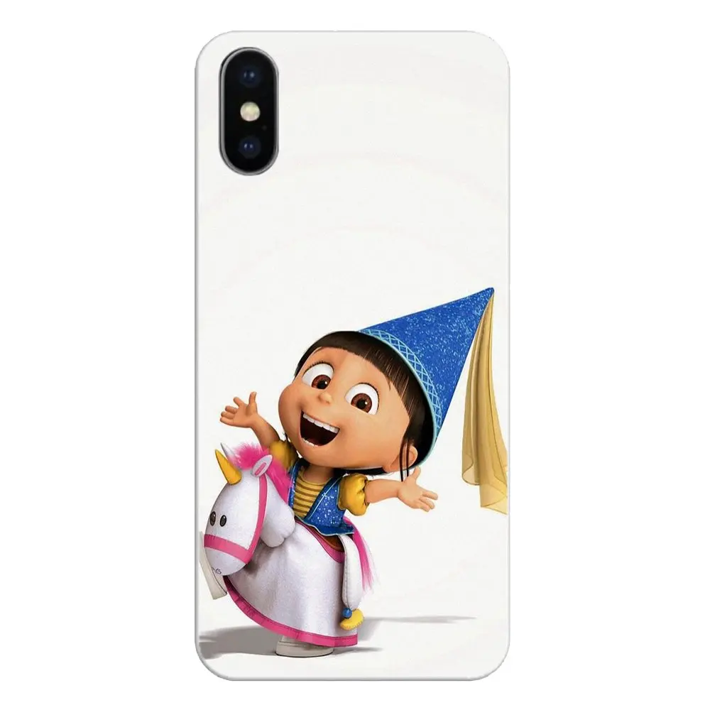 For Samsung Galaxy A5 A6 A7 A8 A9 J4 J5 J7 J8 2017 2018 Plus Prime Minion My Unicorn Agnes Art Print Transparent Soft Skin Cover |