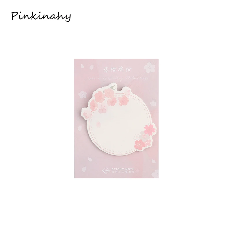 Cherry Blossom Шиба планировщик наклейки липкий блокнот для заметок Kawaii Канцелярские