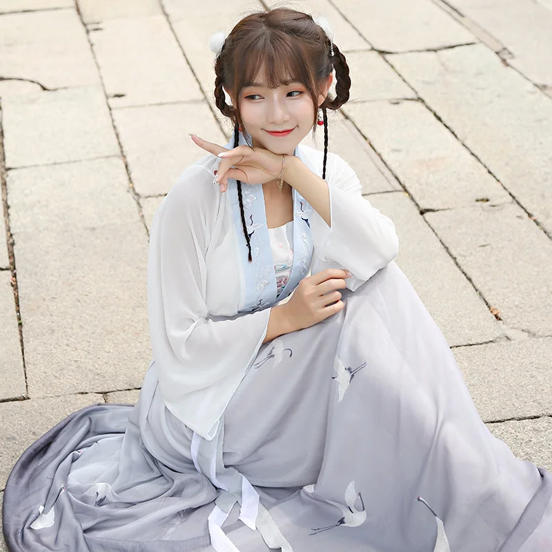 Китайский народный династии Тан древний костюм феи Hanfu костюмы принцессы Королевское Платье для женщин сценический костюм DWY1333