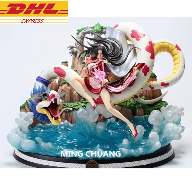 

15"ONE PIECE Statue Seven Warlords Of The Sea Bust Female Emperor Boa Hancock Full-Length Portrait GK Action Figure Toy J299