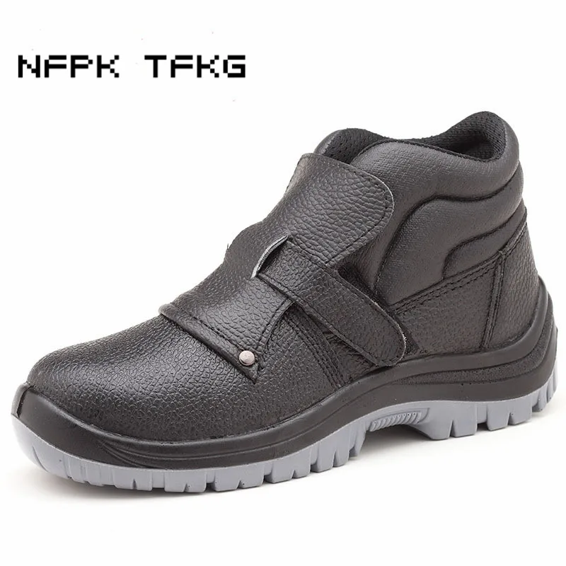 Мужские повседневные сварочные ботинки больших размеров рабочая безопасная