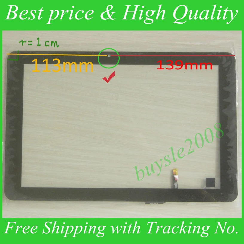 

Black New For 10.1" inch Explay sQuad 10.02 3G / Explay sQuad 10.06 3G Tablet Touch Screen Panel Digitizer Glass Replacement
