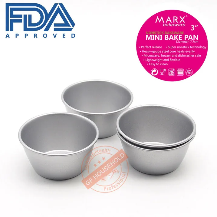 Формы для яичного пирога маленькие пирожные кексы сковородки круглые