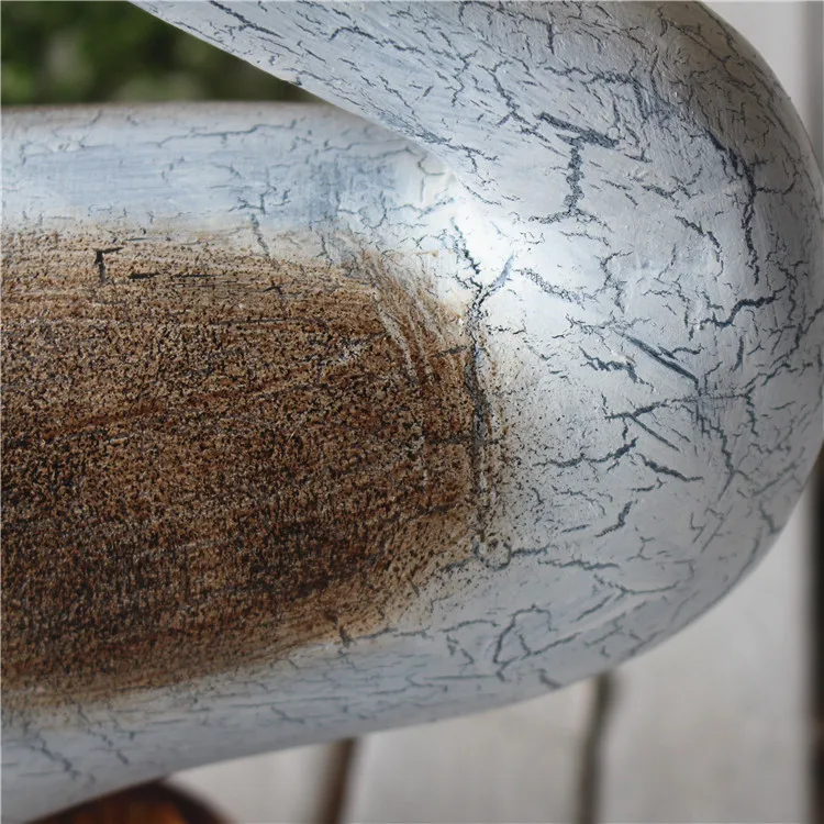 Винтажная модель утки деревянные фигурки ручной работы с цветным принтом