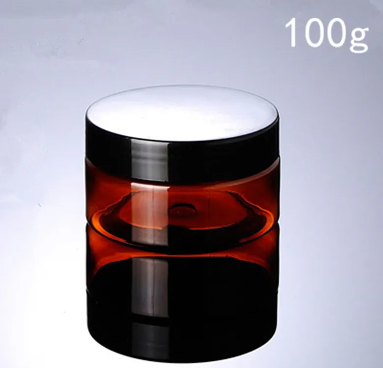 

50pcs/lot,100g PET products wide bottle Cosmetic packaging bottle straight cylinder wide mouth bottle