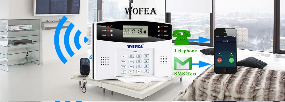 106 zone ЖК-Клавиатура проводная и Беспроводная GSM сигнализация домашний набор безопасности голосовое руководство двухсторонний домофон