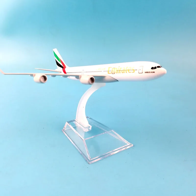 

AIR PASSENGER PLANE A340 EMIRATES AIRCRAFT MODEL MODEL PLANE SIMULATION 16CM ALLOY CHRISTMAS TOYS GIFTS CHILDREN
