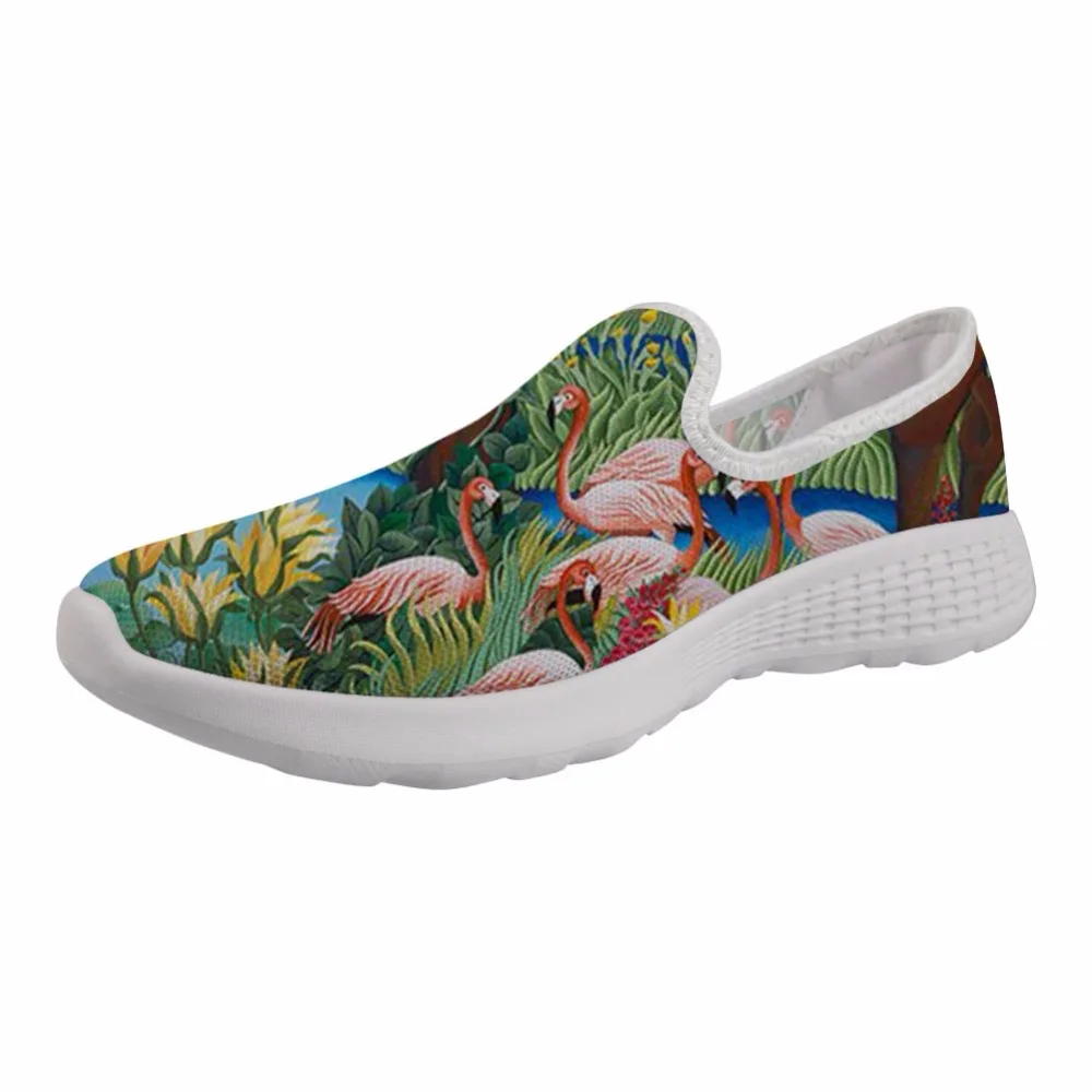 

Outdoor Wading Shoes With Holes On Bottom Female Sneakers For Lady Girl Light Shoe Harajuku Artist Painting Print Henri Rousseau