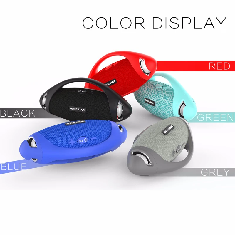 HOPESTAR H37 регби Bluetooth динамик стерео Саундбар бас водонепроницаемый открытый беспроводной динамик сабвуфер TF USB для мобильного заряда