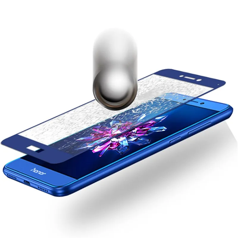 2 шт. полное покрытие закаленное стекло для HUAWEI honor 8 lite p8lite 2017 p8 Защитная крышка