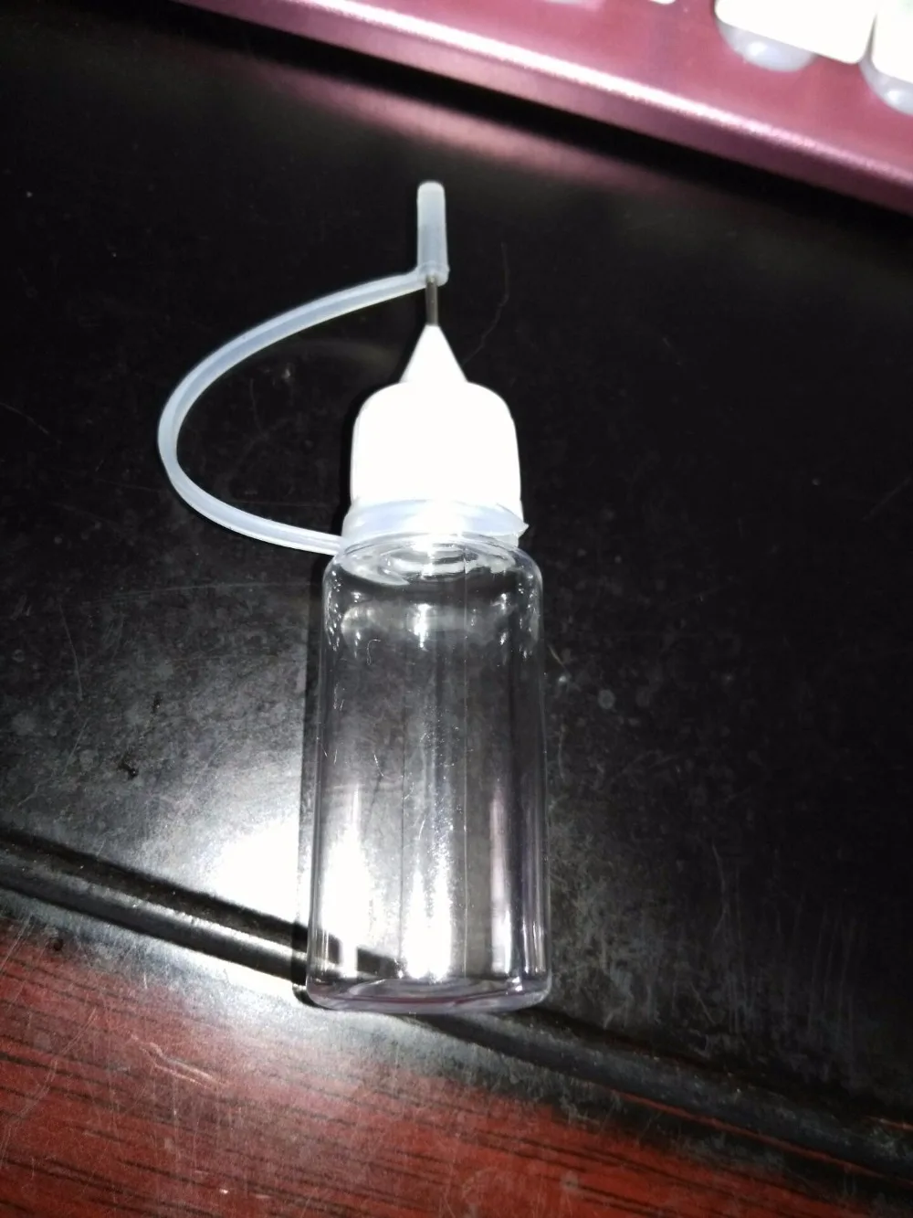 10 шт мл Новая форма PE e dropper бутылка с обычной винтовой крышкой и пластиковой иглой