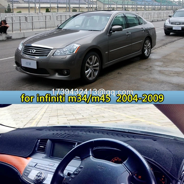 

Car Dashmats Car-styling Accessories Dashboard Cover For Infiniti M35 M45 2004 2005 2006 2007 2008 2009 rhd