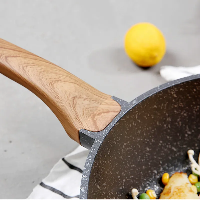 Maifanshi wok антипригарная сковорода без дыма железный горшок Бытовая индукционная