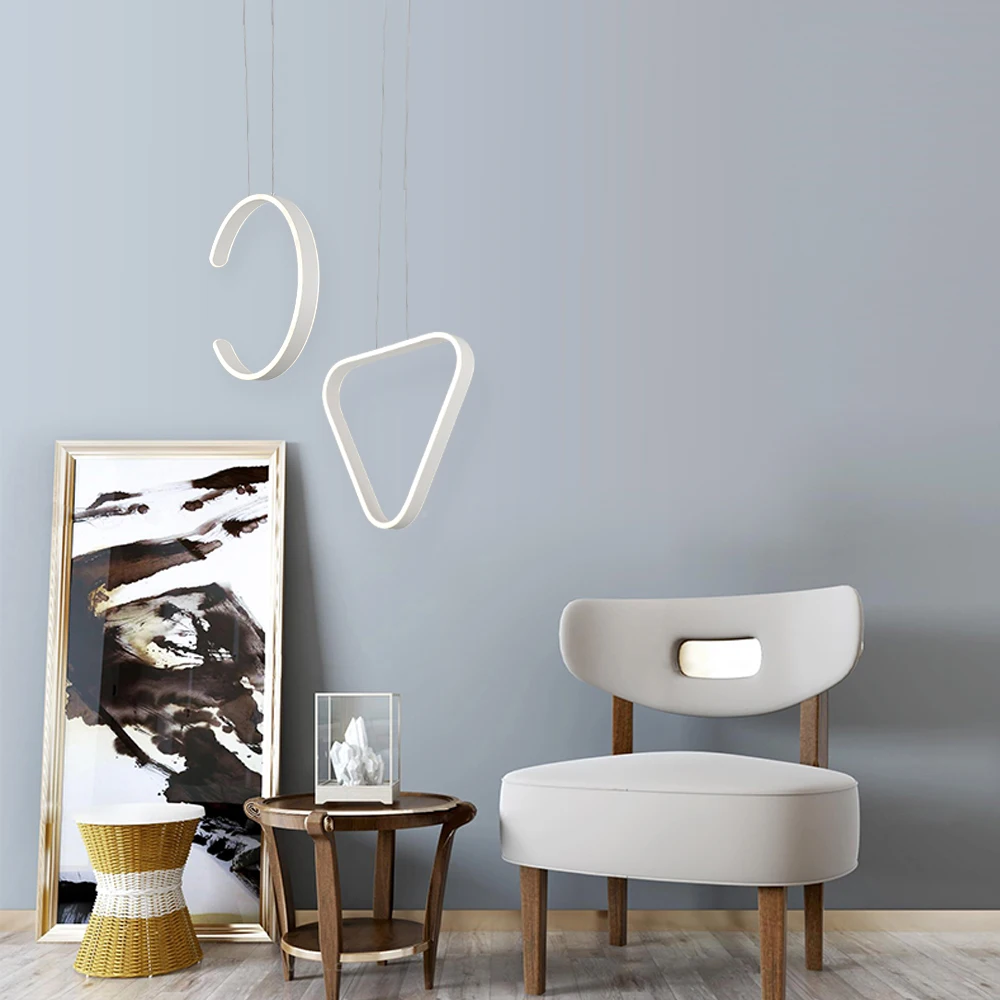 

Led Chandelier Lighting Lustre Modern Lamp Aluminium Hanging Light Living Room Bedroom Kitchen Bar Restaurant Ceiling Chandelier