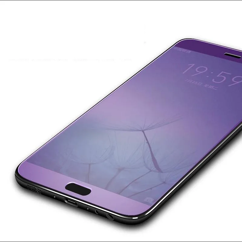 JGKK 2.5D анти синее матовое закаленное стекло для Meizu Pro7 Plus синий без отпечатков