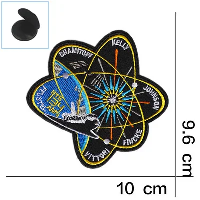 Космический Apollo Mission Patch эмблемы VOYAGER BACK SPACE коллаж астронавт космический костюм программа сувенирная нашивка значок - Цвет: YC14
