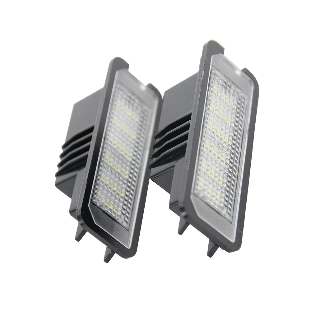 2X 24SMD светодиодный комплект без ошибок для Volkswagen VW GOLF MK4 MK5 SCIROCCO POLO PASSAT BEETLE светодиодный светильник для номерного знака