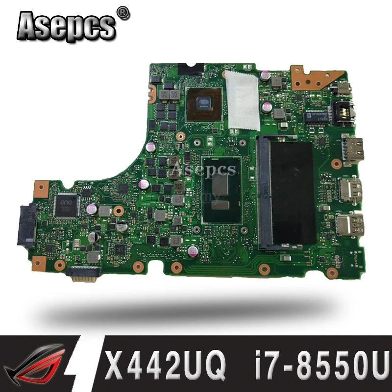 

Материнская плата для ноутбука For Asus X442 X442U X442UR X442UQ X442UQK X442UQR материнская плата 100% протестирована с i7-8550U cpu 4 Гб RAM