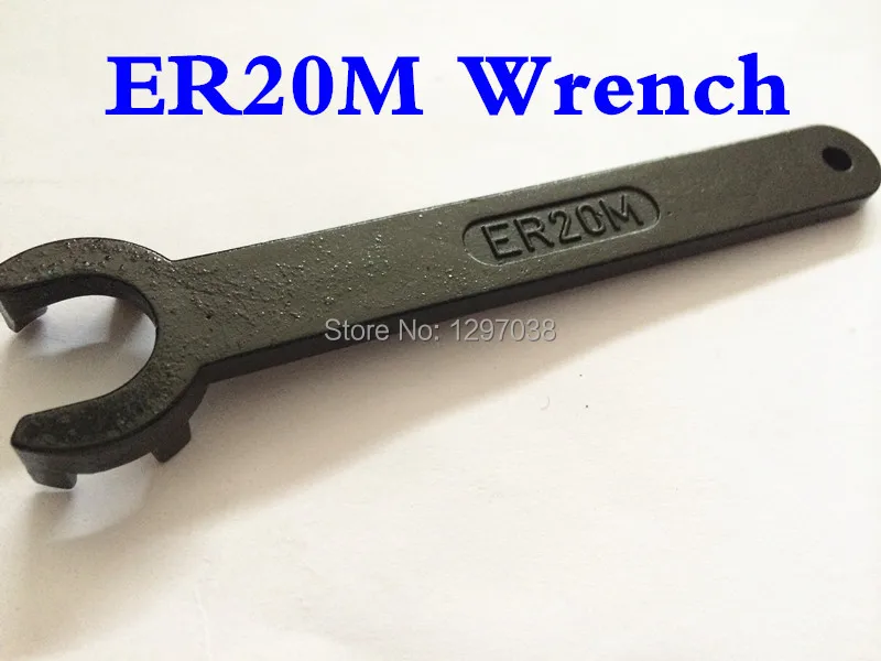 

2pcs CNC Collet wrench ER20M Wrench Engraving Machine Spindle ER Nut Wrench Extension Rod wrench