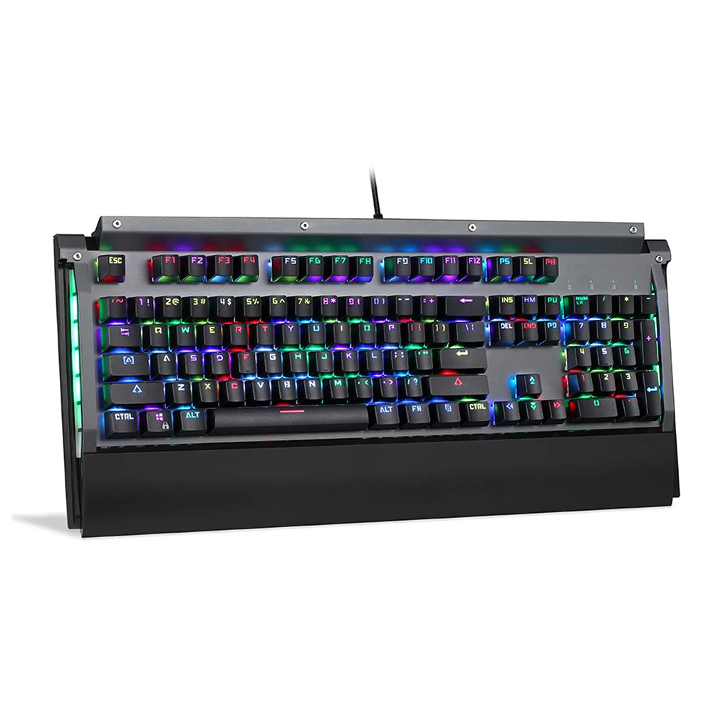 Механическая клавиатура QJY99 с RGB подсветкой 104 клавиш USB 2 0 переключатель Kailh Box