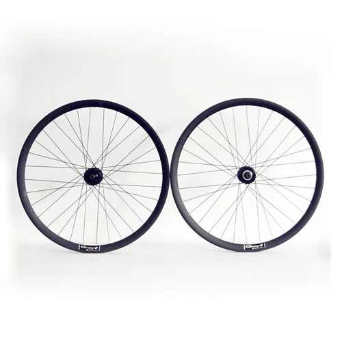 black 30mm Fixie велосипед колеса bycicle обод 30 м алюминиевый сплав ретро-колесо Передняя 32h ступица флип-флоп Винтажный велосипед обод колеса - Цвет: black 30mm