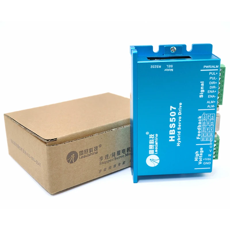 

Гибридный сервопривод Leadshine HBS507 с трехфазным двигателем закрытого типа 573HBM10 /20/ 30