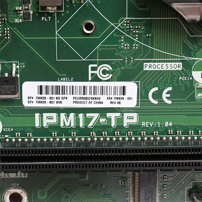 Оригинал для HP 750 860 OMEN 870 Z170 IPM17 TP настольная материнская плата MB LGA1151 DDR4 799926 001 002