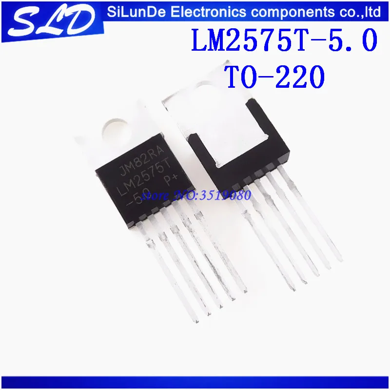 

Free Shipping 100pcs/lot LM2575T-5.0 LM2575T LM2575 Voltage Regulator TO-220 Best quality
