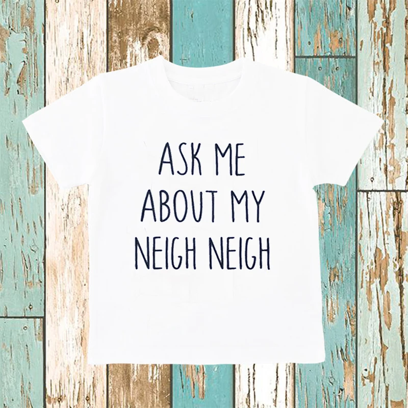 

DERMSPE Trend Kids Girls Boys Cartoon Cotton Short Sleeve Letter Printed Clothing Children Lovely Tops Kids Baby T-shirt White