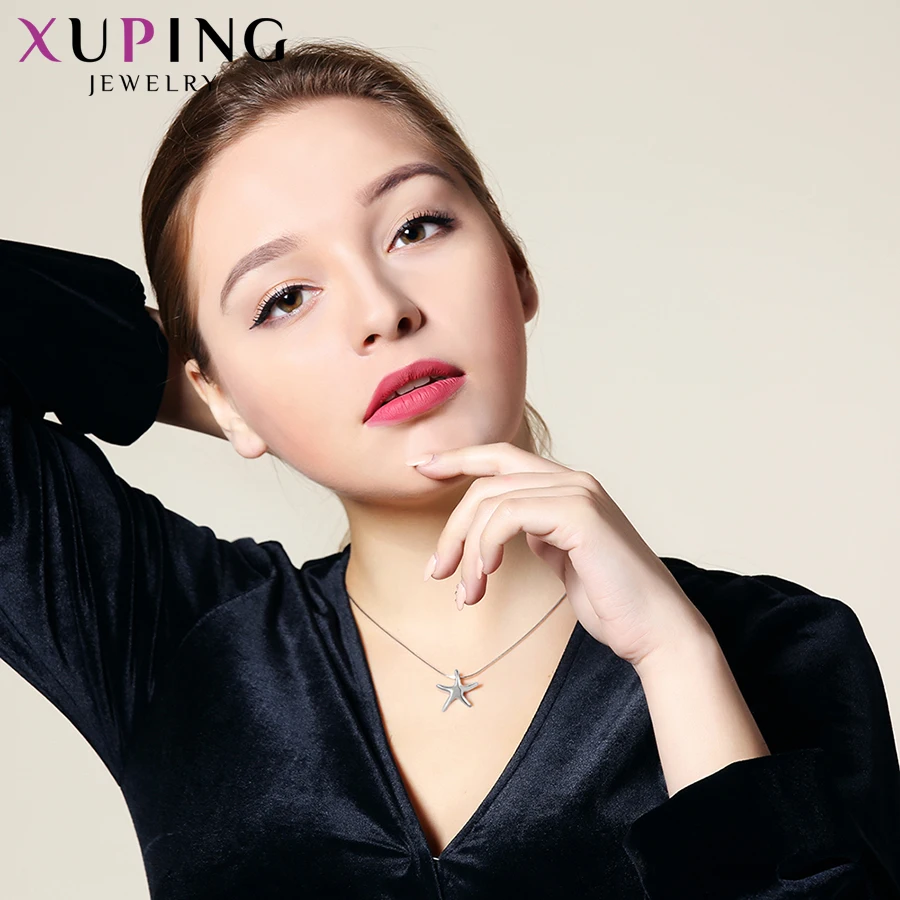 Ювелирные изделия Xuping форма пентаграммы ожерелье кулон ювелирные из нержавеющей