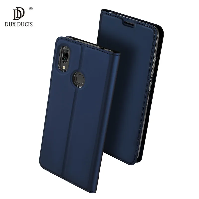 Кожаный чехол для Huawei Y7 2019 роскошный флип 6 26 дюйма телефона Prime чехлы