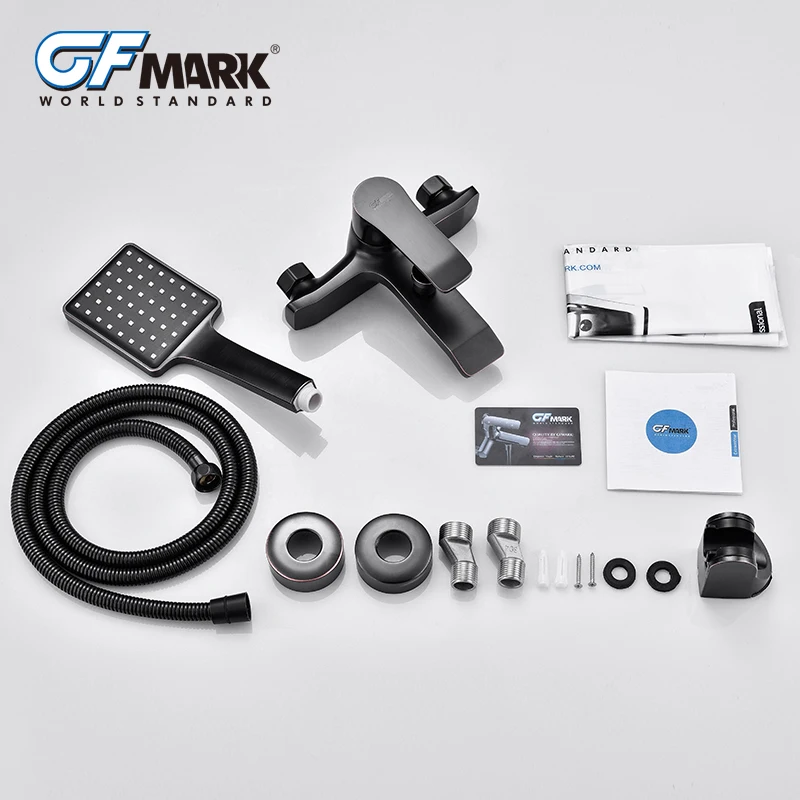 GFmark Ручной смеситель для душа набор с душевой головкой Классический Шар поверхность смеситель кран Робине Baignoire Ручной смеситель для ванны