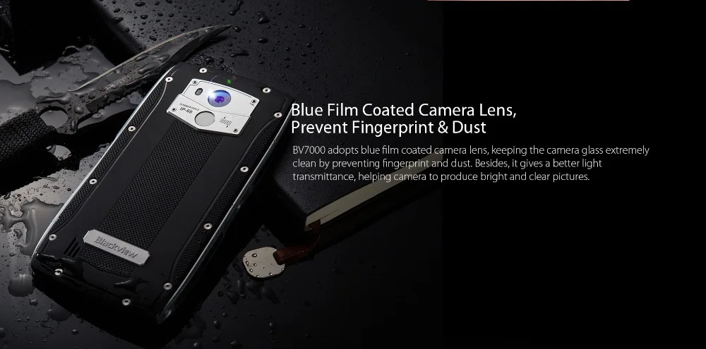 Blackview BV7000 " FHD MT6737T четырехъядерный процессор 2 Гб ОЗУ 16 Гб ПЗУ NFC Dual SIM 4G смартфон с отпечатком пальца 8,0 МП камера 3500 мАч батарея