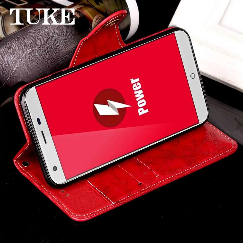 Чехол tuke для Ulfone power чехол масло воск кожа флип-чехол задняя крышка телефона с