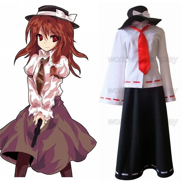 Бесплатная доставка Косплей костюм Usami Renko проект Touhou на заказ для Хэллоуина и