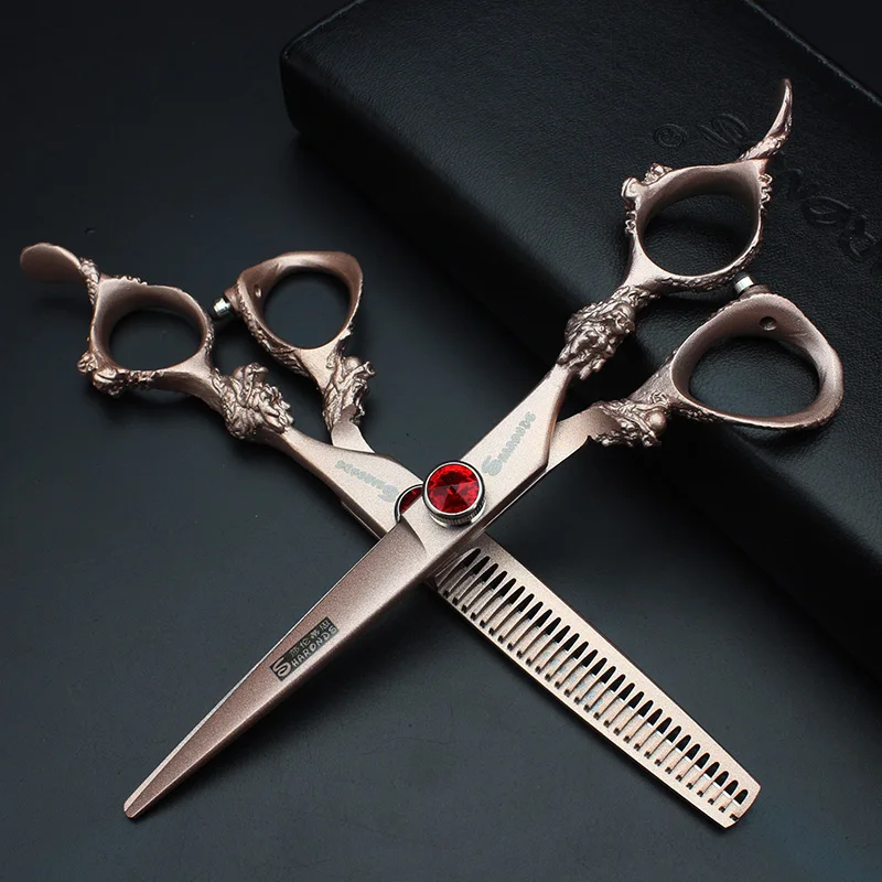 6 дюймов Высокое качество Профессиональный Парикмахерские Ножницы Набор для