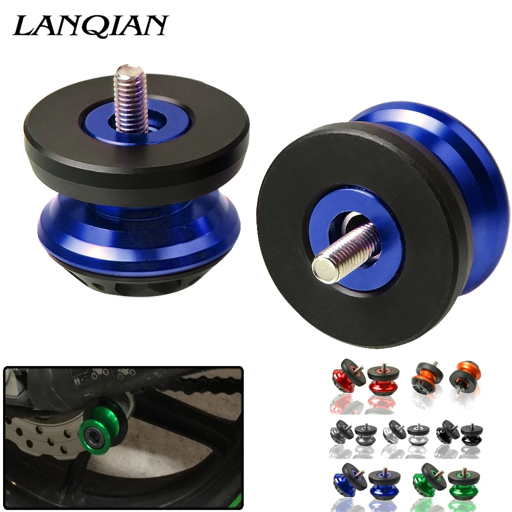 

6MM 8MM 10MM Motorcycle Swingarm Sliders Screws For Kawasaki ZX6R ZX 6R 2000 2001 2002 2003 2004 2005 2006 2007 2008 2009-2016