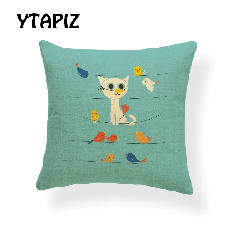 С животными из мультфильмов для подушки набор Акула олень панда Птица Жираф КИТ
